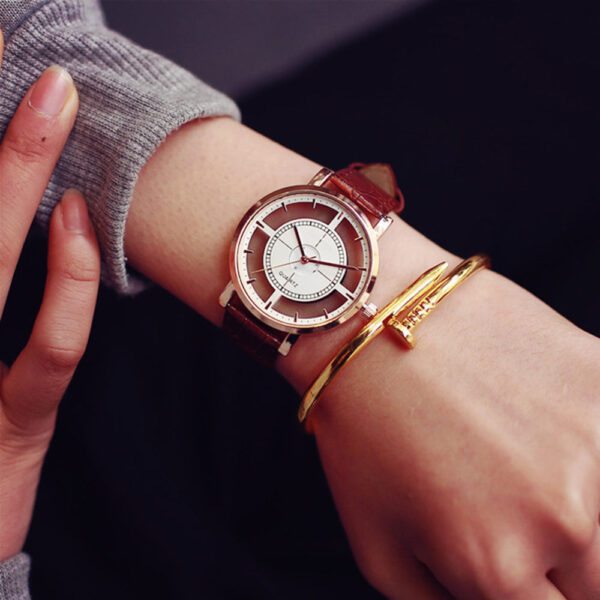Transparent Skeleton Couple Watch - Image 2