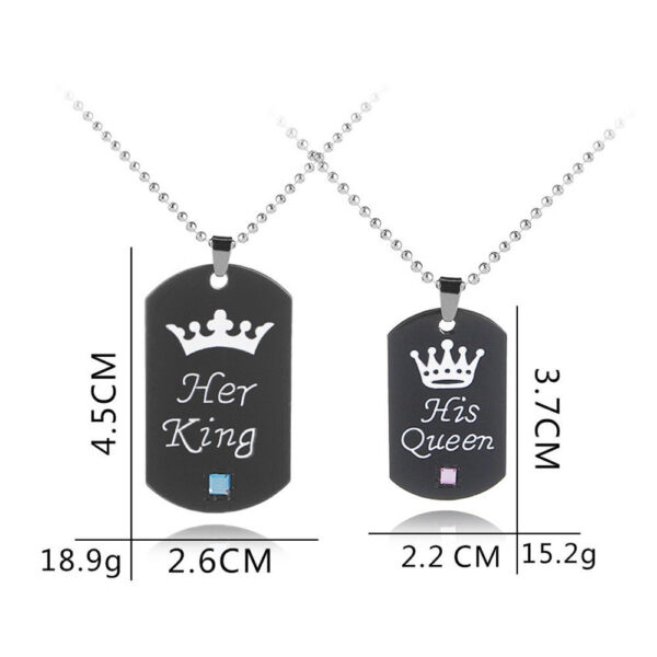 Metal Pendant Necklace - Image 4
