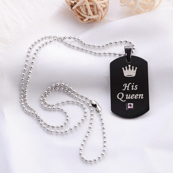 Metal Pendant Necklace - Image 3