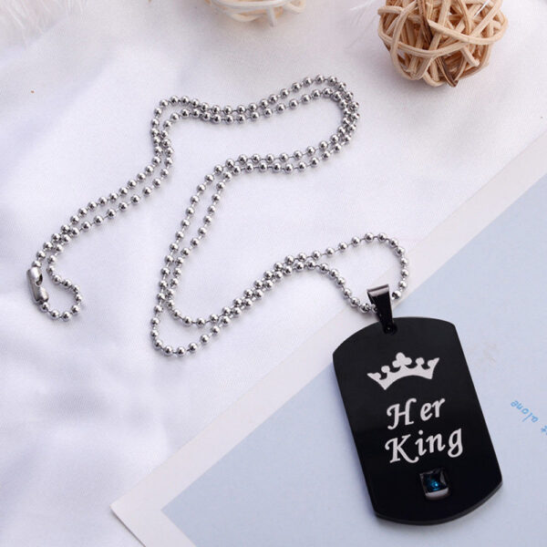 Metal Pendant Necklace - Image 2