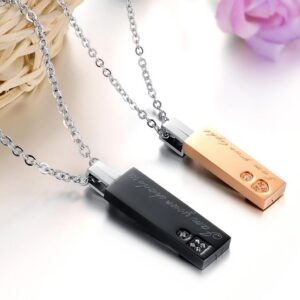 Stainless Steel Lover's Necklace
