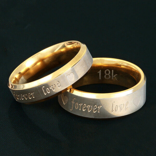 Titanium Steel Love Ring - Image 4